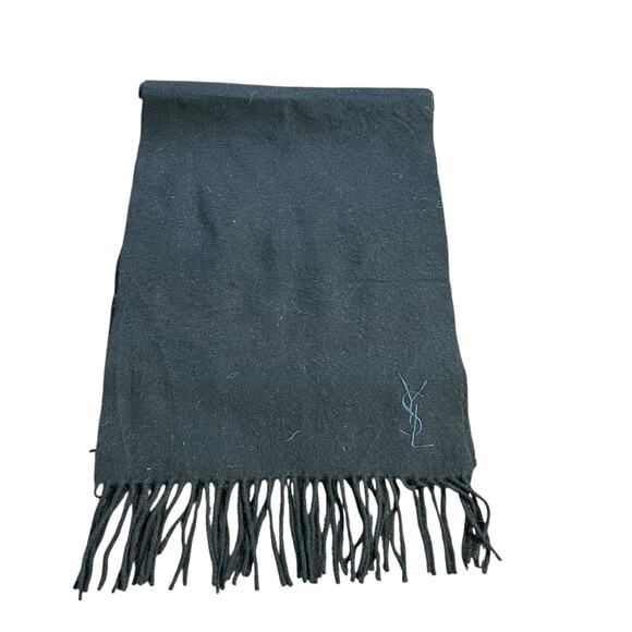 Yves Saint Laurent Wool & Cashmere Scarf 90% Wool 10% Cashmere Brand New Unisex - Picture 3 of 10